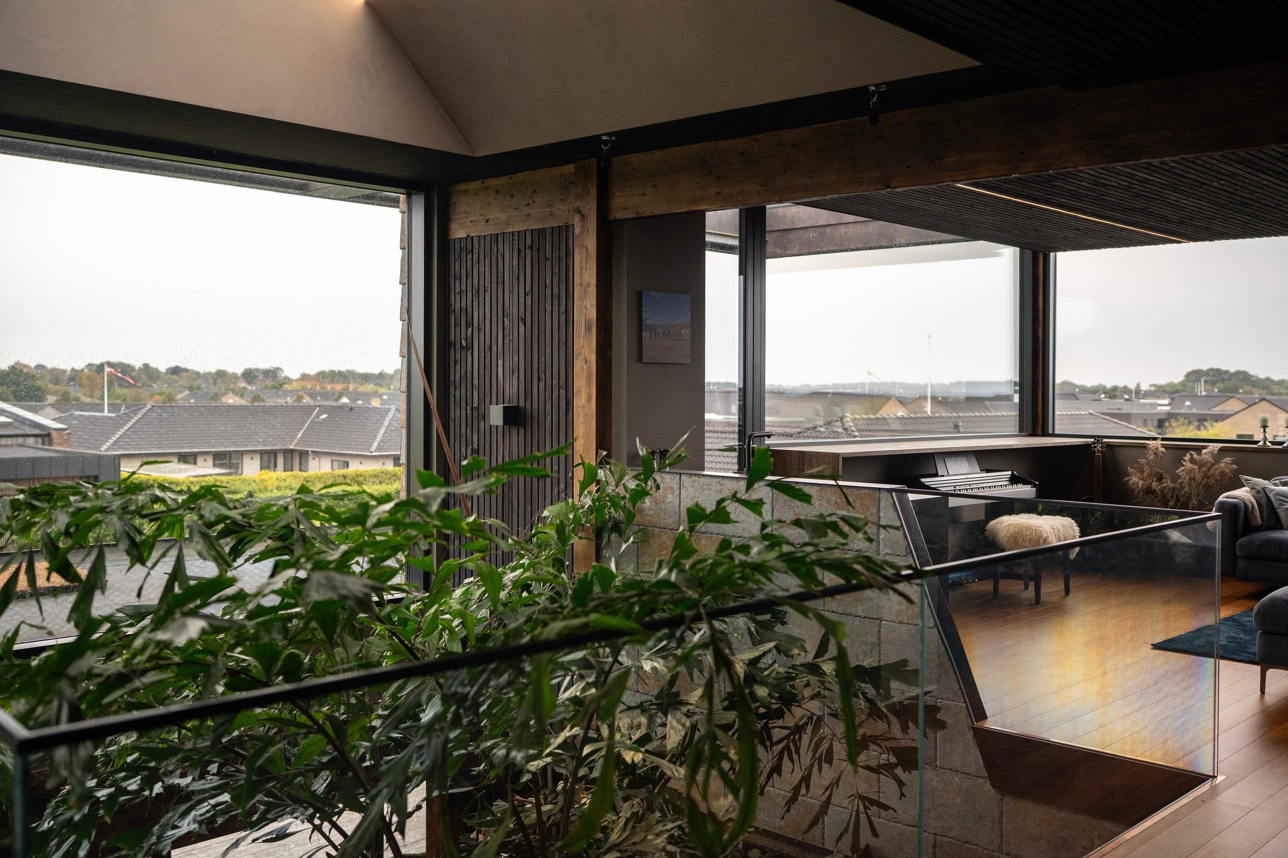 Udsigten fra førstesalen i The Core, Herning